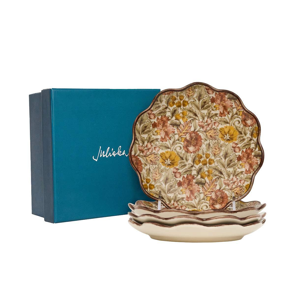 Juliska Willa Cocktail Plate Set/4 - Amber
