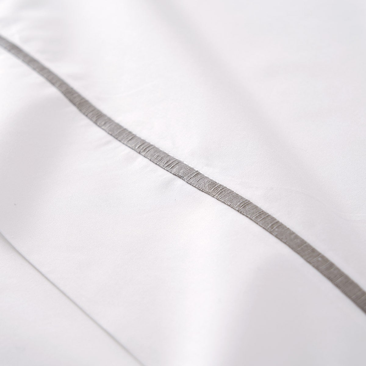 Yves Delorme Athena Flat Sheet - Platine