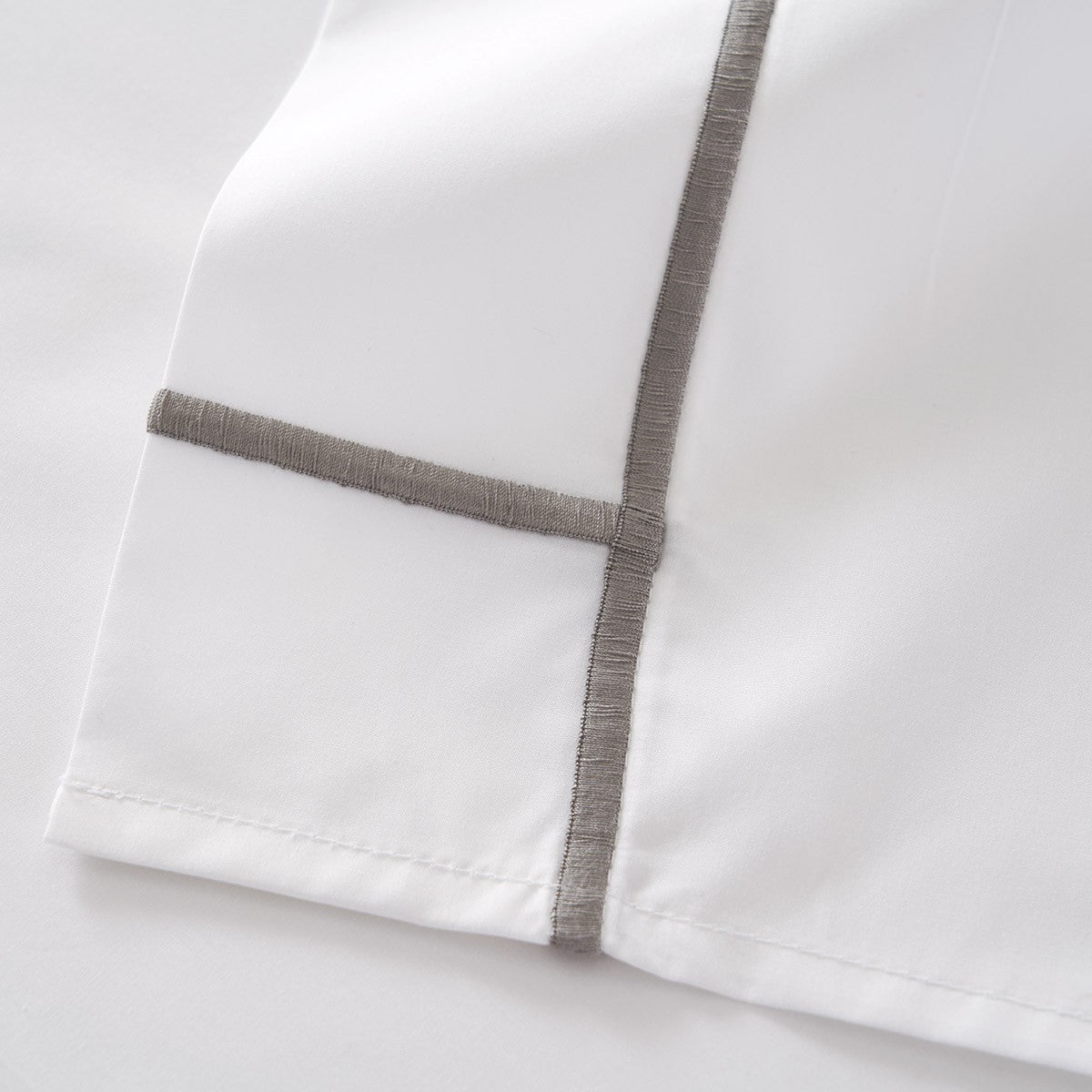 Yves Delorme Athena Flat Sheet - Platine