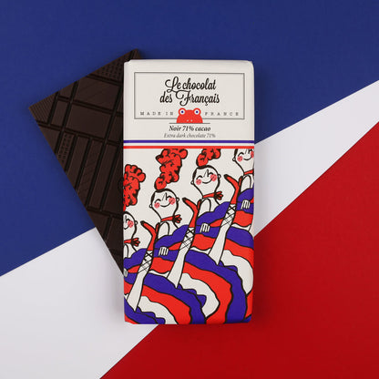 Le Chocolat des Français Can Can Cabaret Chocolate Bar 