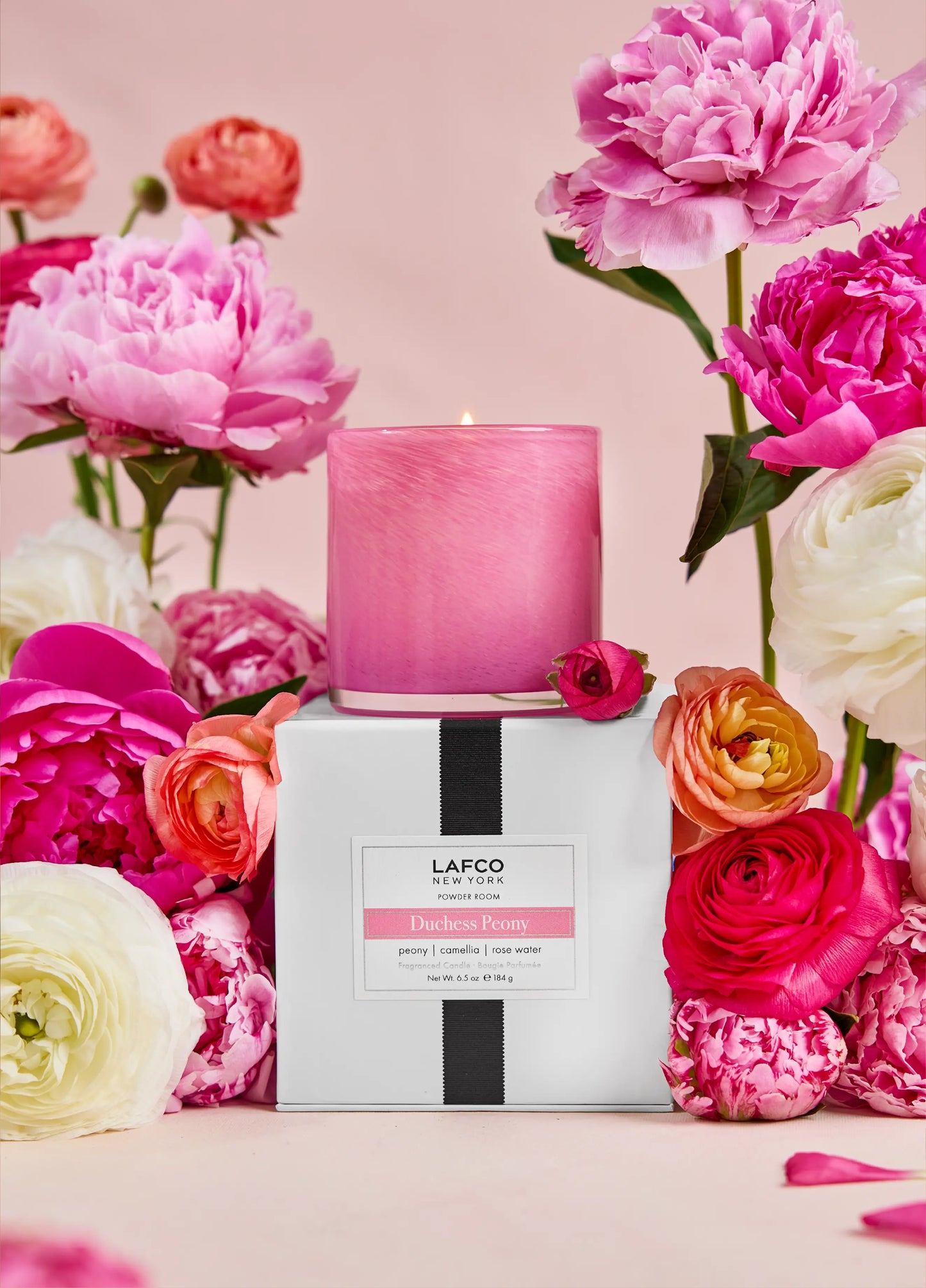 Lafco Duchess Peony Candle - Powder Room 6.5oz