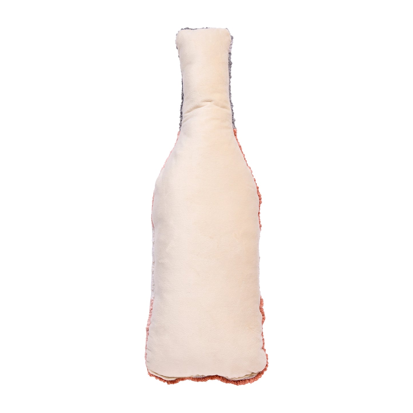 Peking Handicraft Rose Bottle Hooked Pillow - 6x18