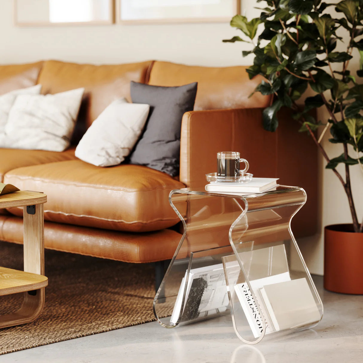 Acrylic Side Table