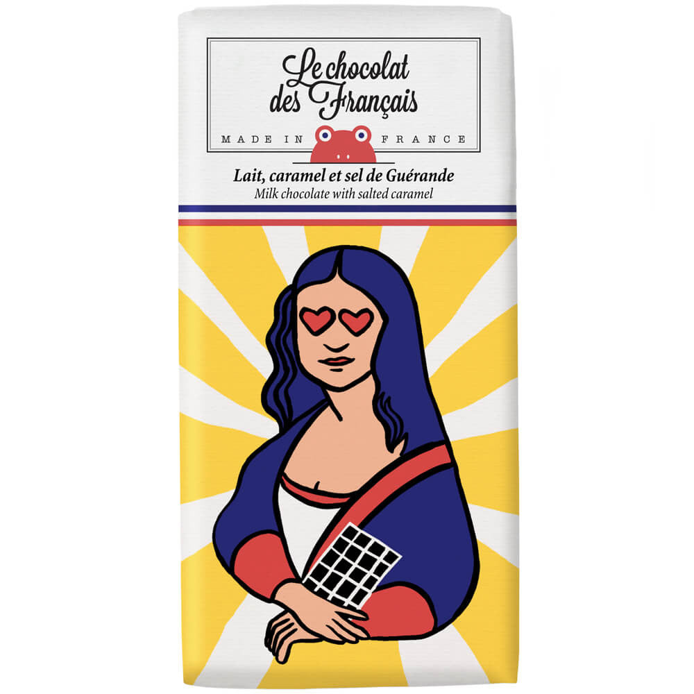 Le chocolat des Français Mona Lisa Chocolate Bar