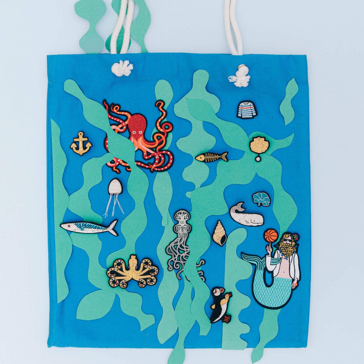 Macon & Lesquoy- Frenchy Striped T-Shirt Brooch