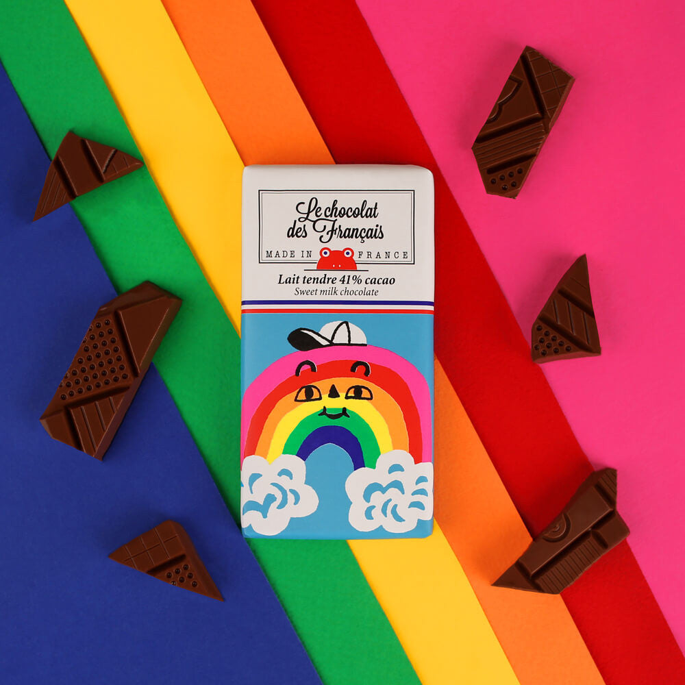 Le Chocolat des Français Rainbow Chocolate Bar