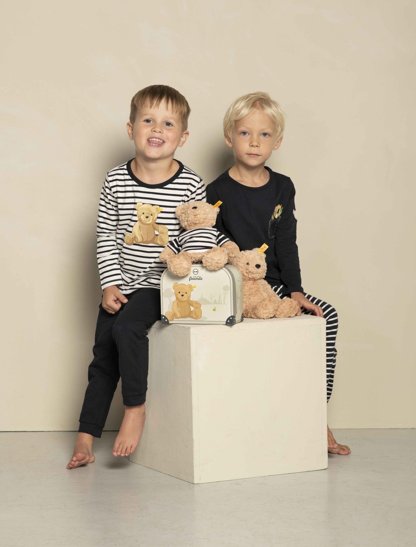 Steiff Jimmy Teddy Bear in Suitcase - La Petite Maison