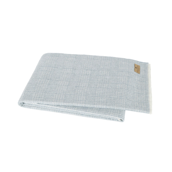 Lands Downunder Crystal Blue Plaid Sutton Throw