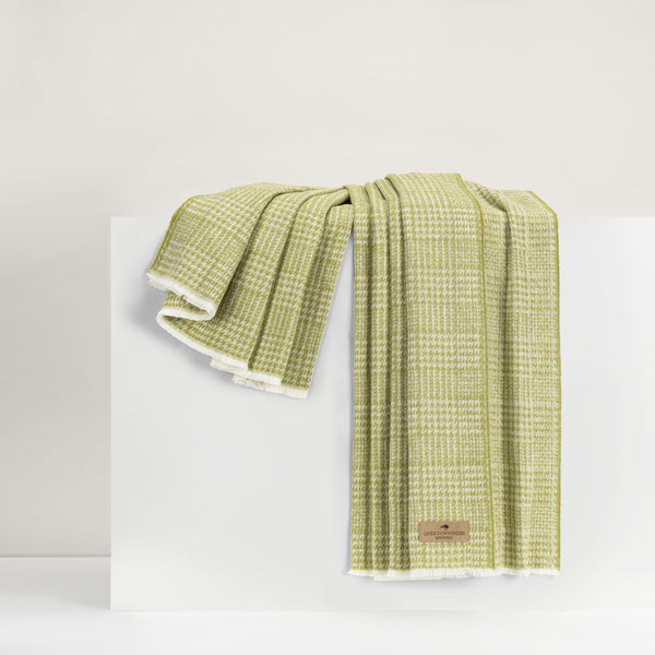 Lands Downunder Lemongrass Sutton Plaid Throw