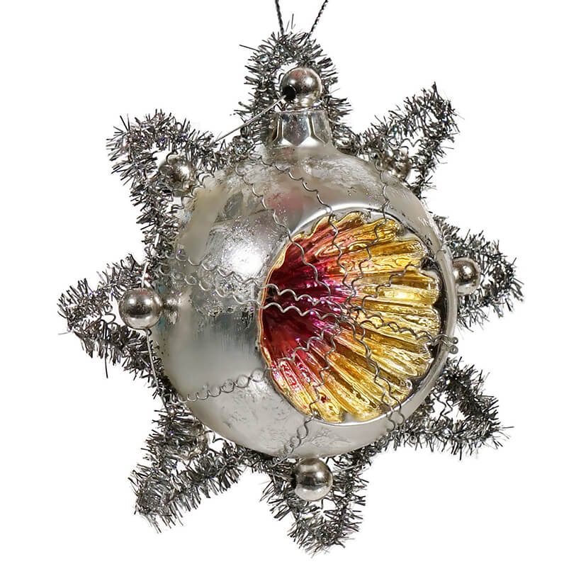 Vintage Tinsel Ornament