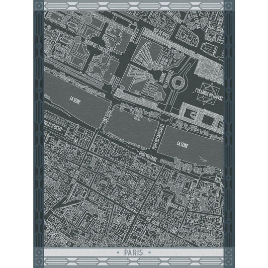 Le Jacquard Francais Vol D'oiseau Paris Tea towel