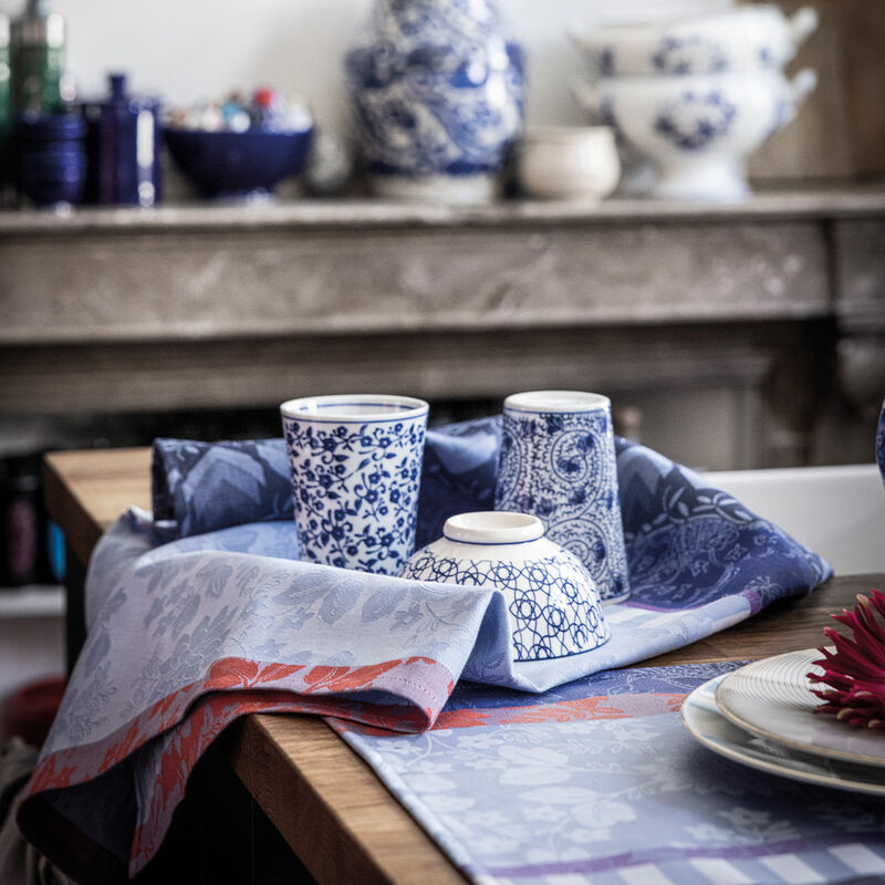 Le Jacquard Français Gipsy Azur Tea Towel Blue