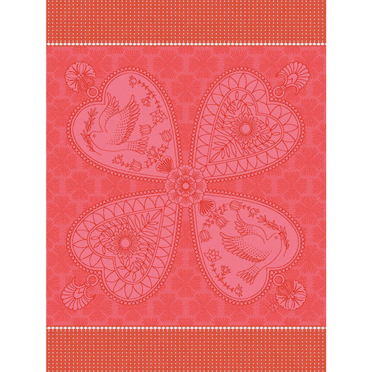 Peace and Love Tea Towel