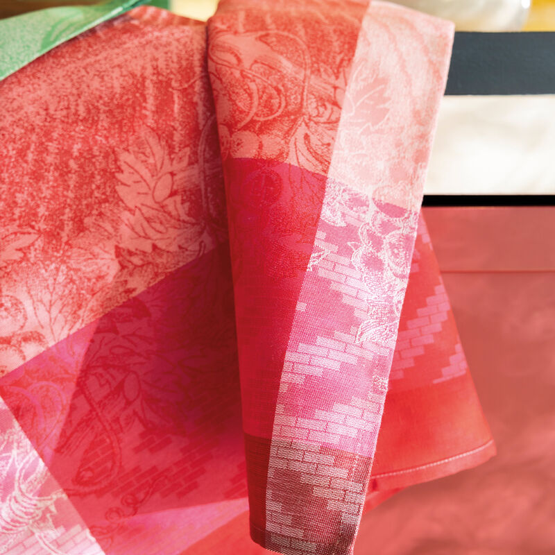 Le Jacquard Français Vignoble Tea towel - Pink