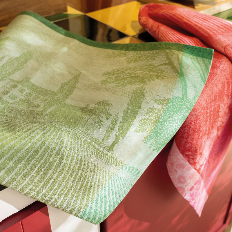 Vignoble Tea Towel - Green