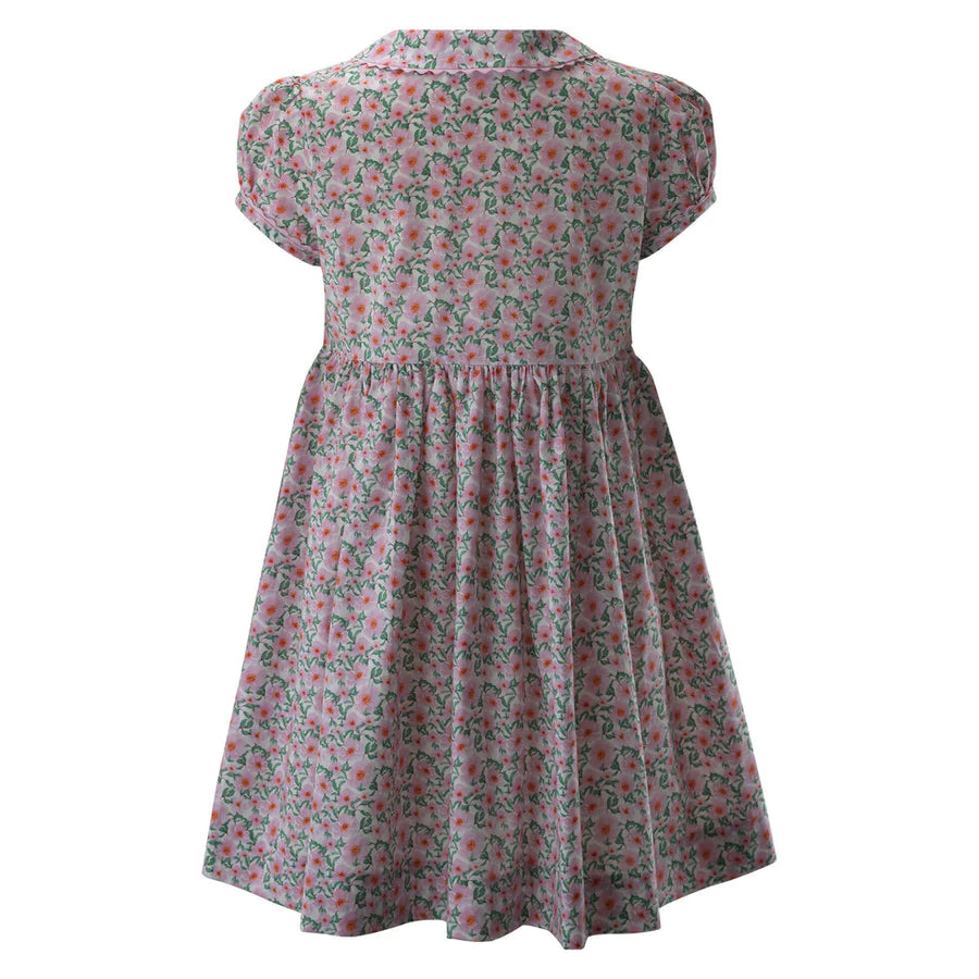 Rachel Riley Wild Floral Button Dress