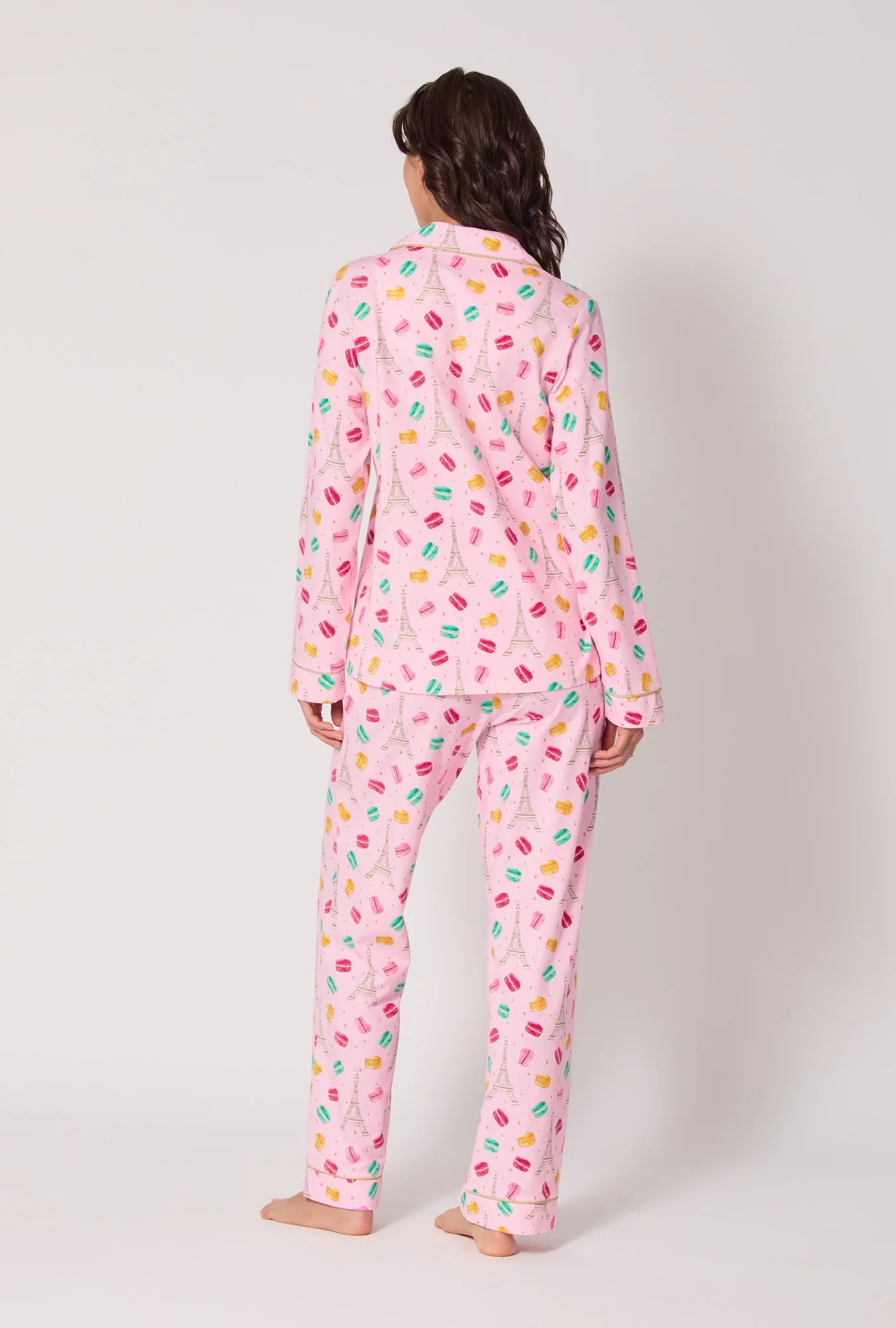 BedHead Eiffel For You Long Sleeve Classic Stretch Jersey PJ-Pink