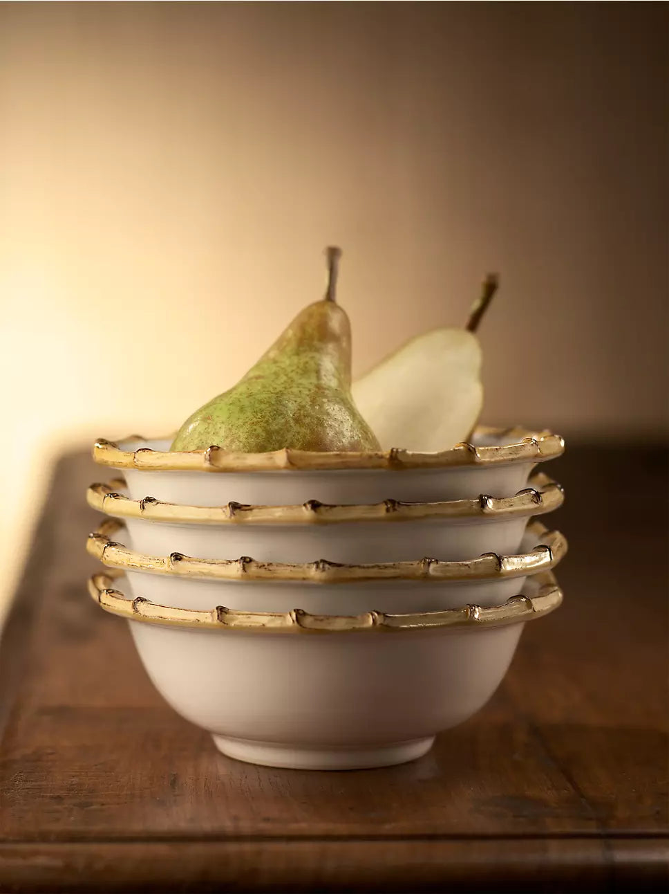 Juliska Bamboo Cereal/Ice Cream Bowl, Natural