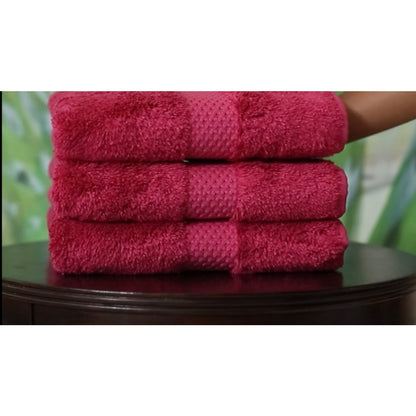 Étoile Bath Towel - Fuschia