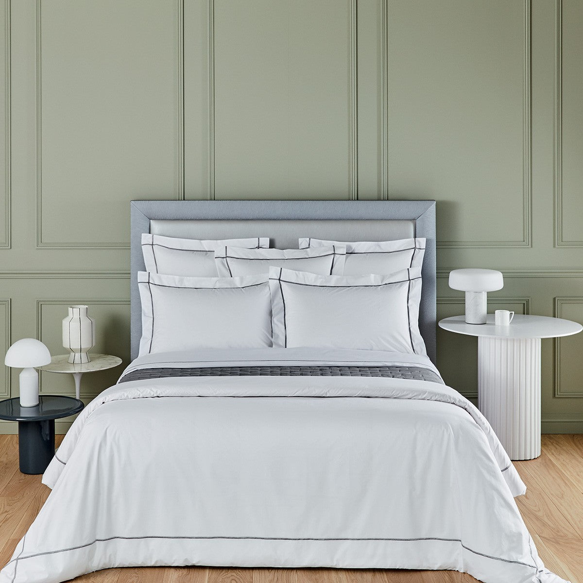Yves Delorme Athena Pillowcase - Platine
