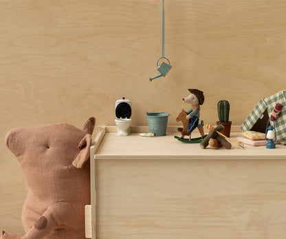 Maileg Cowboy Mouse on Rocking Horse - Little Brother