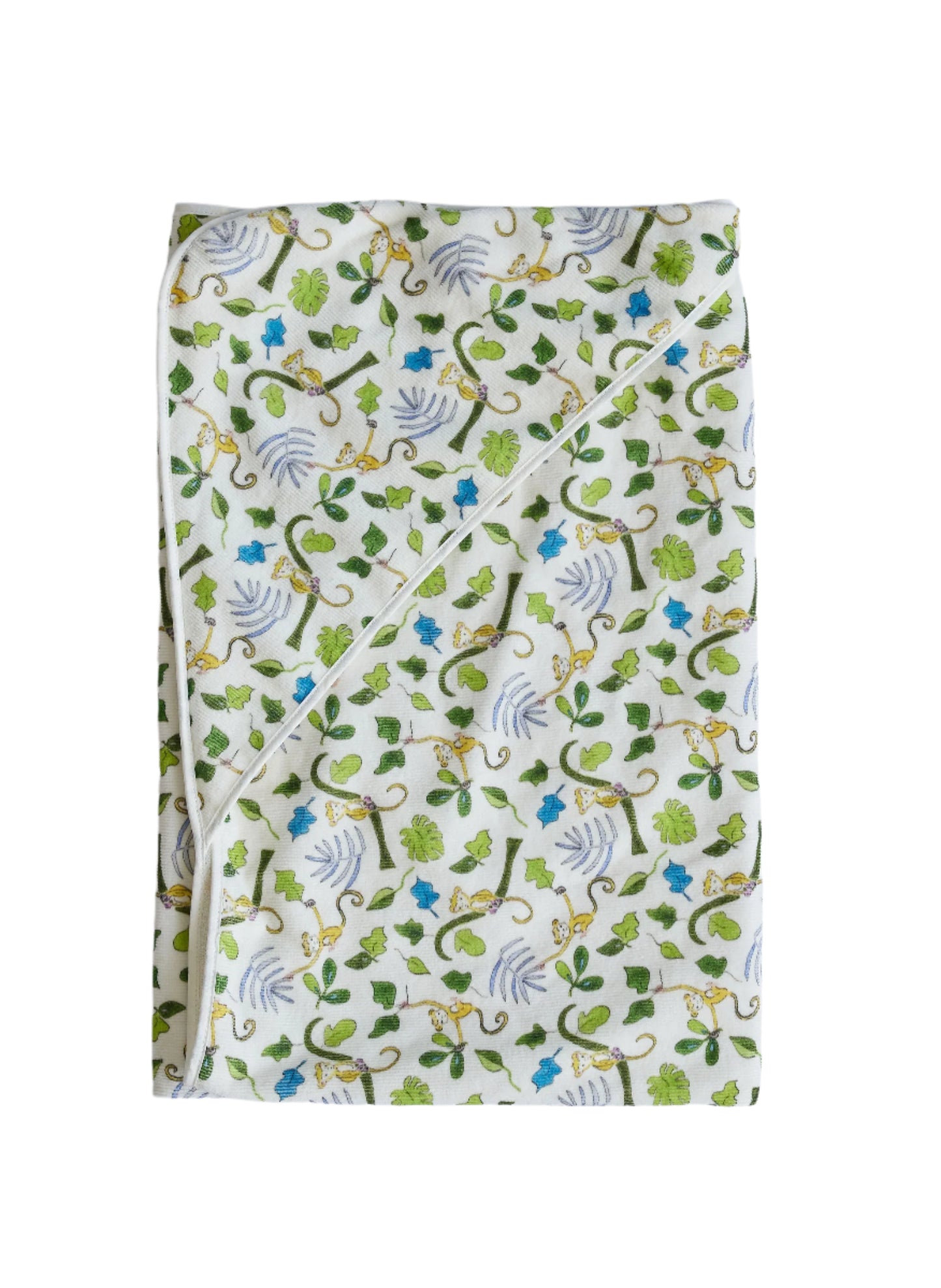 Timo & Violet Happy Monkey Hooded Bath Towel