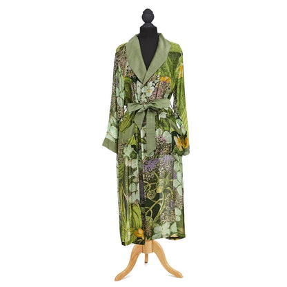 Hydrangea Print Robe