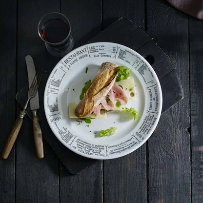 Pillivuyt Brasserie Plate - La Petite Maison
