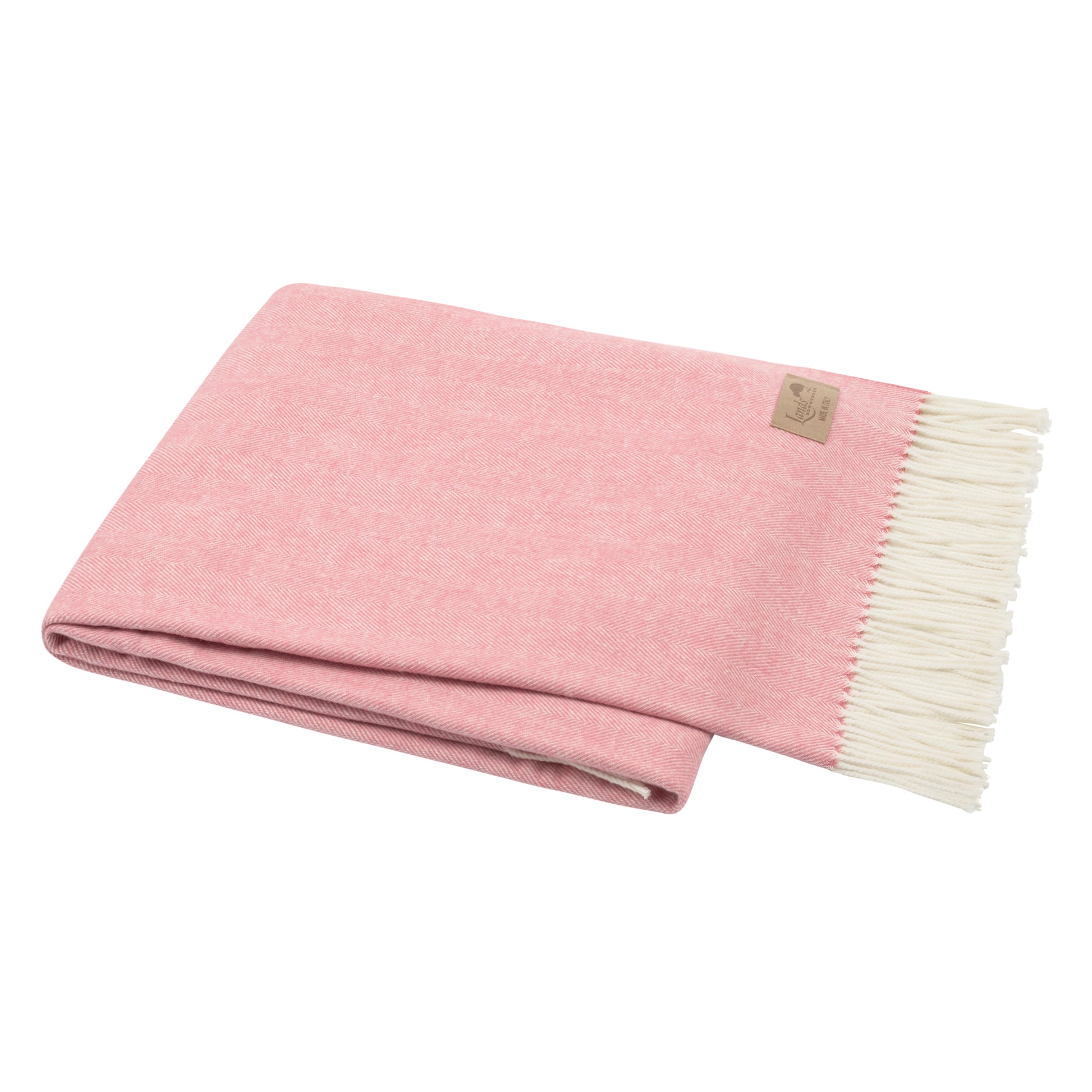 Lands Downunder Berry Sorbet Herringbone Throw La Petite Maison