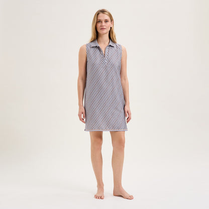 Laurence Tavernier Camille Bleu Sleeveless Gown