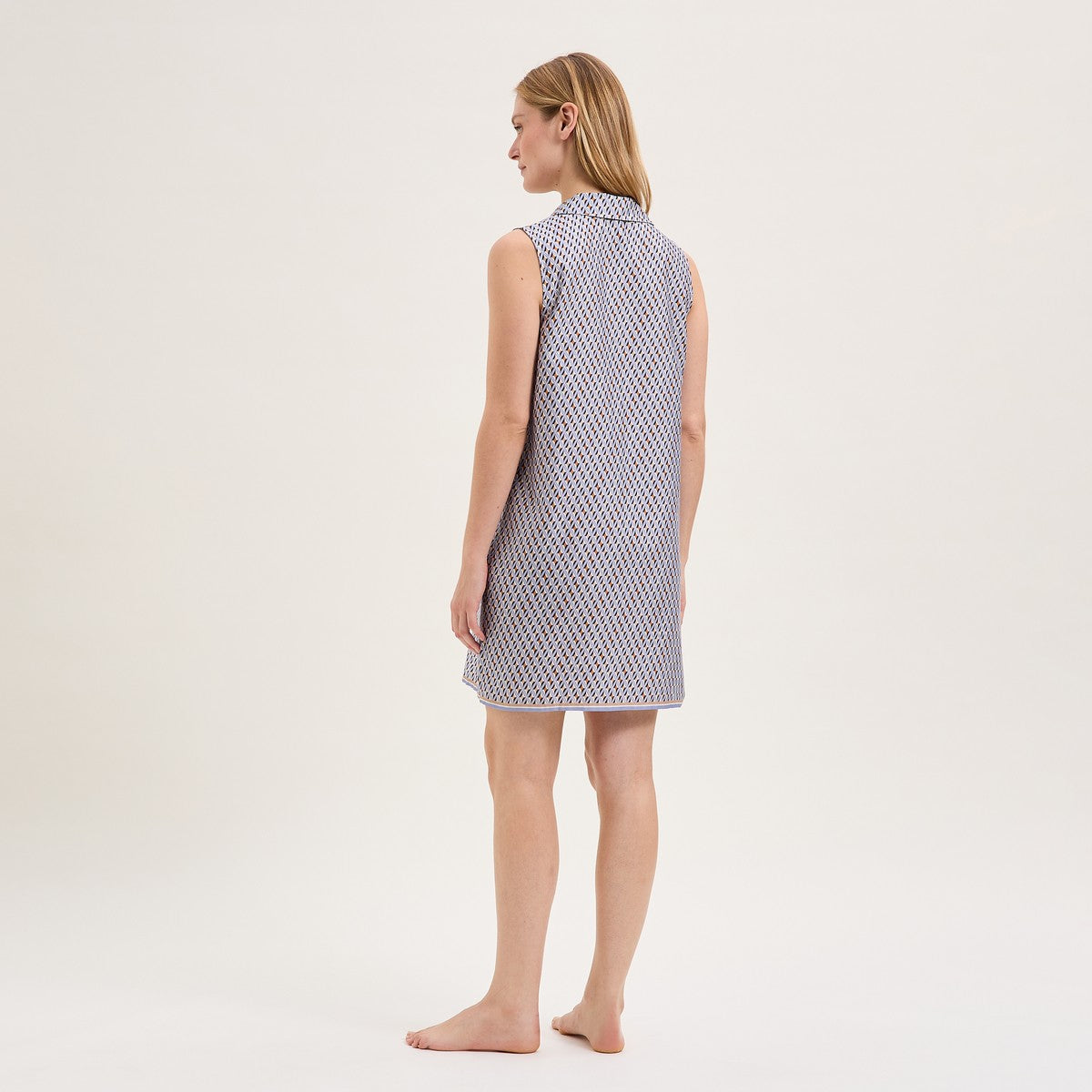 Laurence Tavernier Camille Bleu Sleeveless Gown