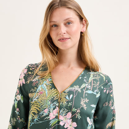 Laurence Tavernier Contes Vert Long Nightgown