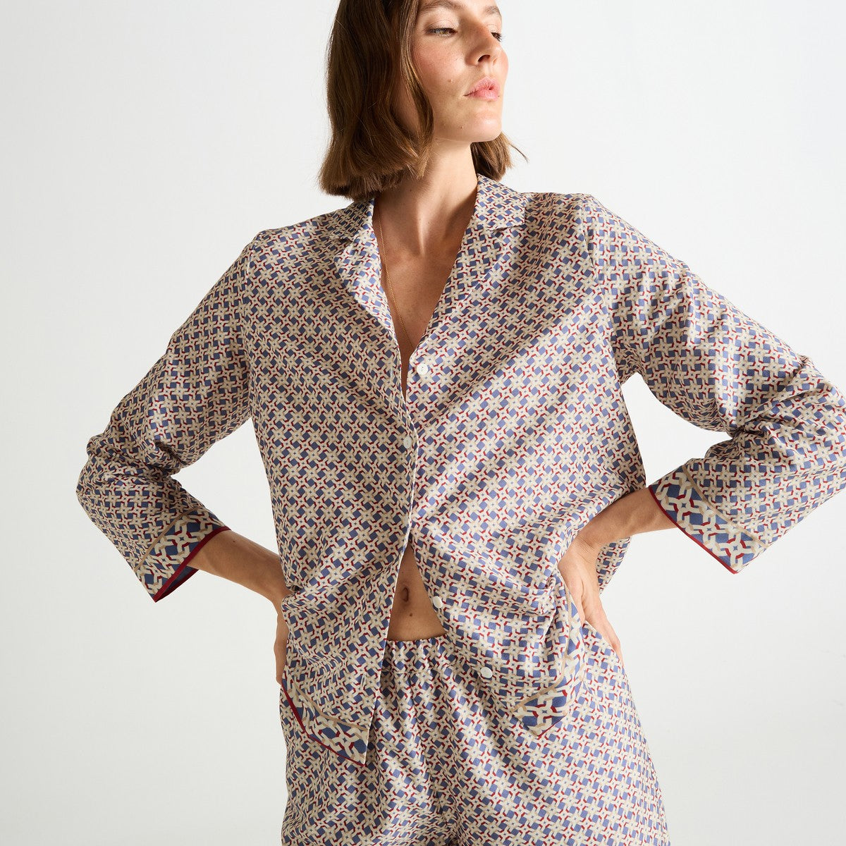 Laurence Tavernier Marina Bleu Pajamas