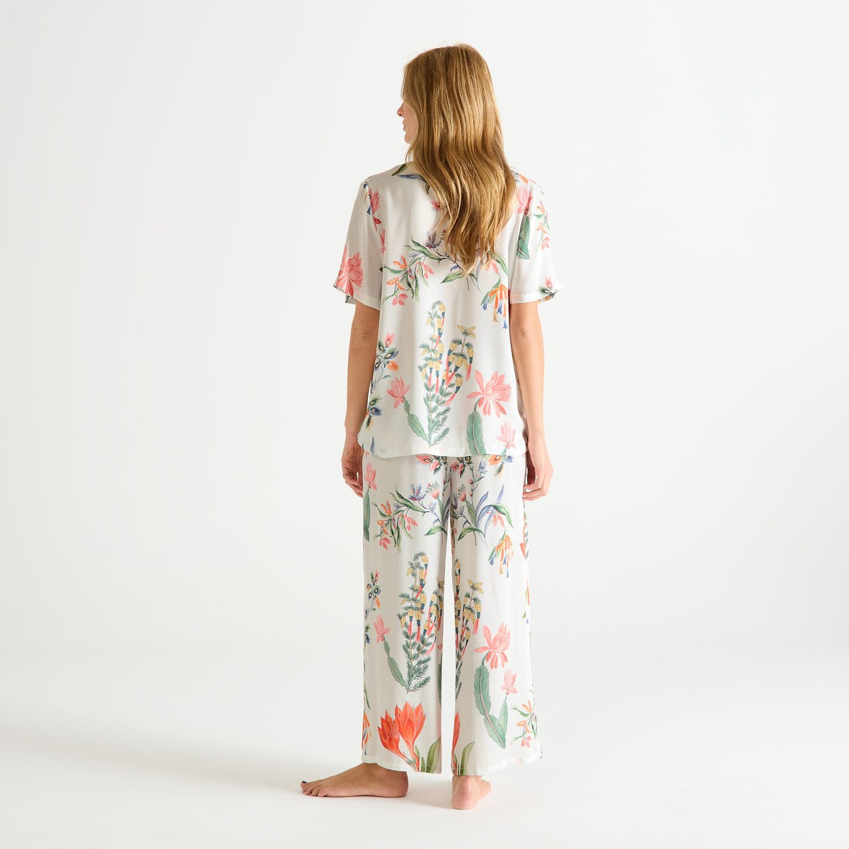 Laurence Tavernier Eze Blanc Short Sleeve Pajamas