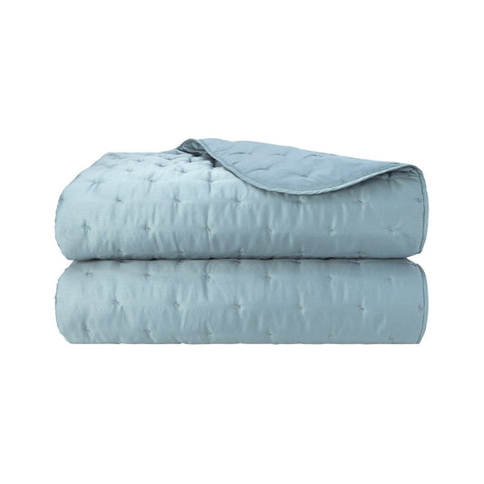 Yves Delorme Triomphe Quilted Coverlet - Fjord