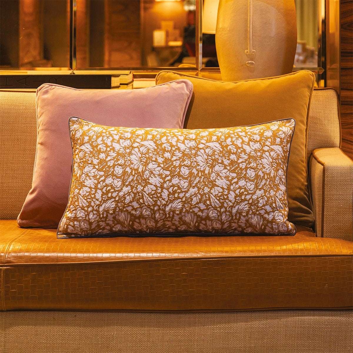 Yves Delorme Givre Decorative Pillow