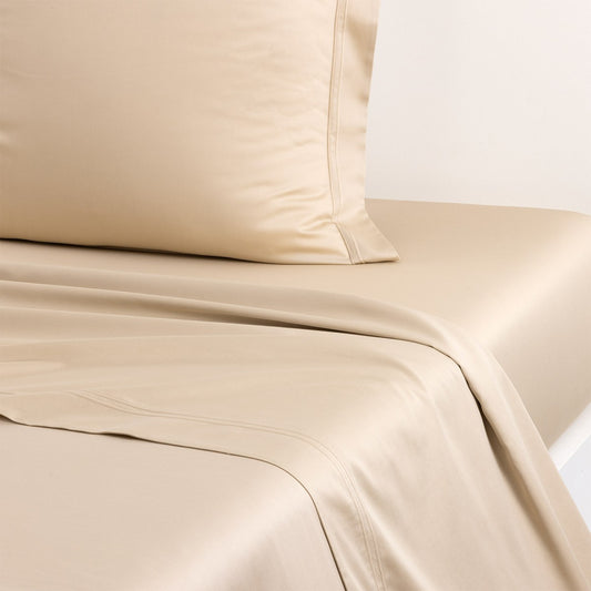 Yves Delorme Triomphe Flat Sheet - Dune