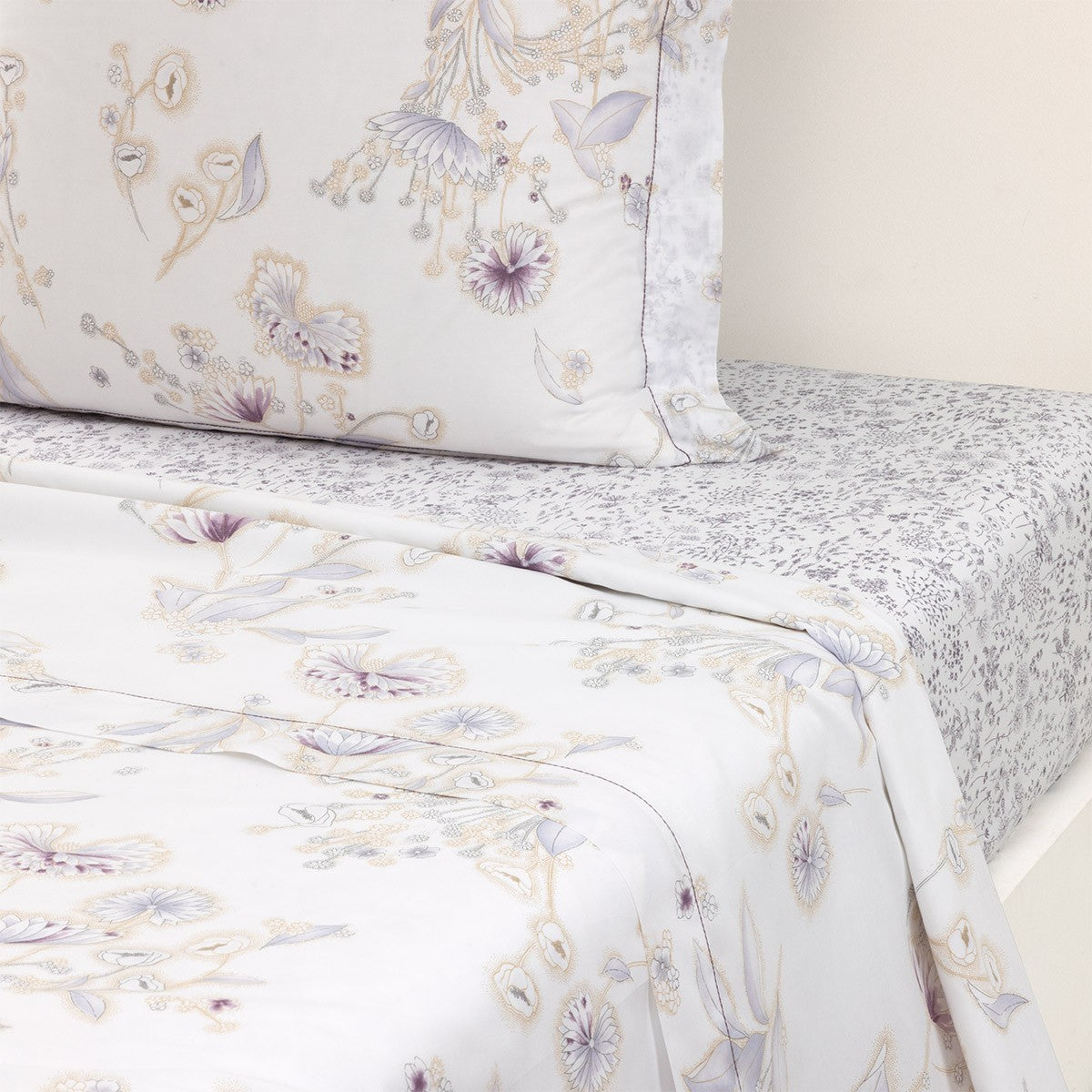 Yves Delorme Givre Flat Sheet- La Petite Maison