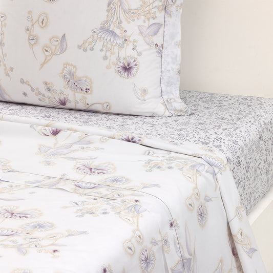 Yves Delorme Givre Flat Sheet- La Petite Maison