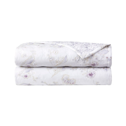 Yves Delorme Givre Quilted Coverlet