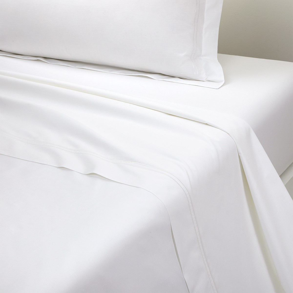 Yves Delorme Duo Flat Sheet - Blanc