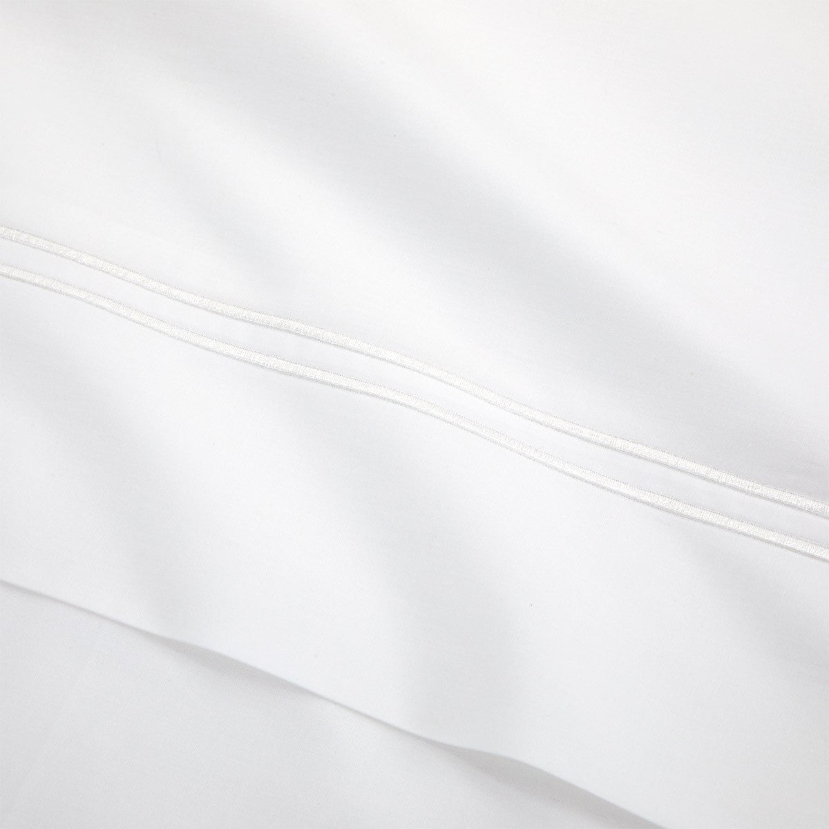 Yves Delorme Duo Flat Sheet - Blanc