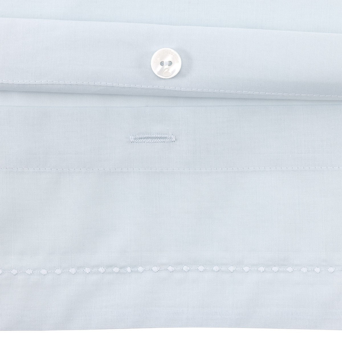Yves Delorme Batiste Duvet Cover - Aqua