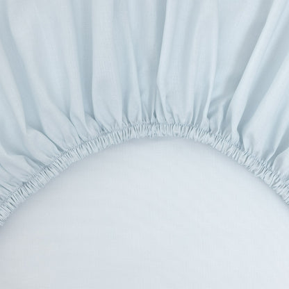 Yves Delorme Batiste Fitted Sheet - Aqua
