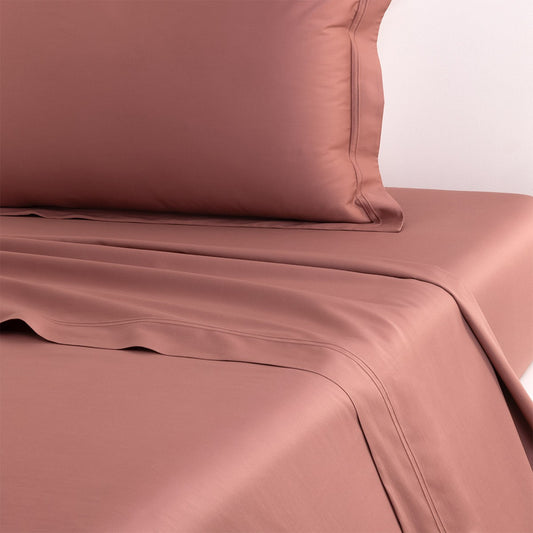 Yves Delorme Triomphe Flat Sheet - Santal