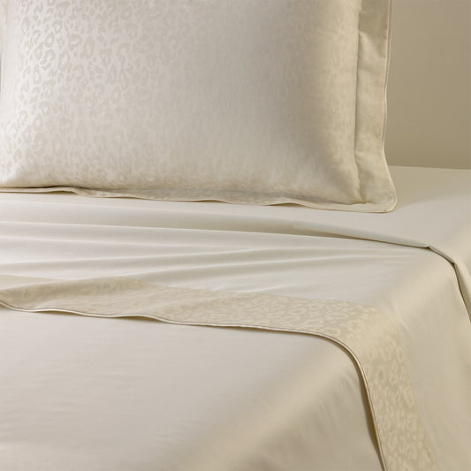 Yves Delorme Léopard Flat Sheet