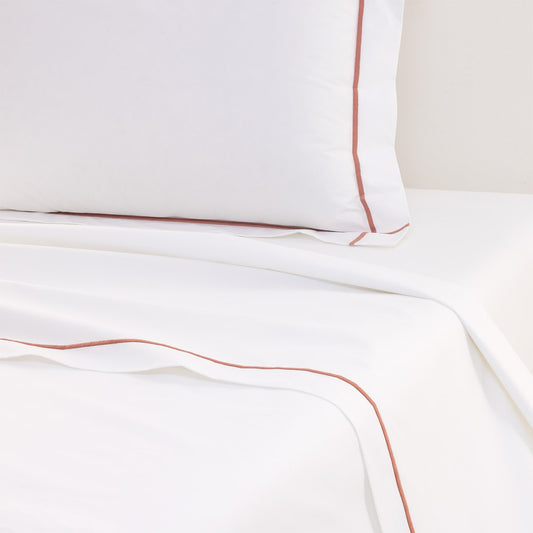 Yves Delorme Athena Flat Sheet - Santal
