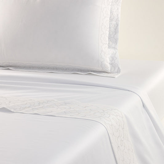 Yves Delorme Festons Flat Sheet