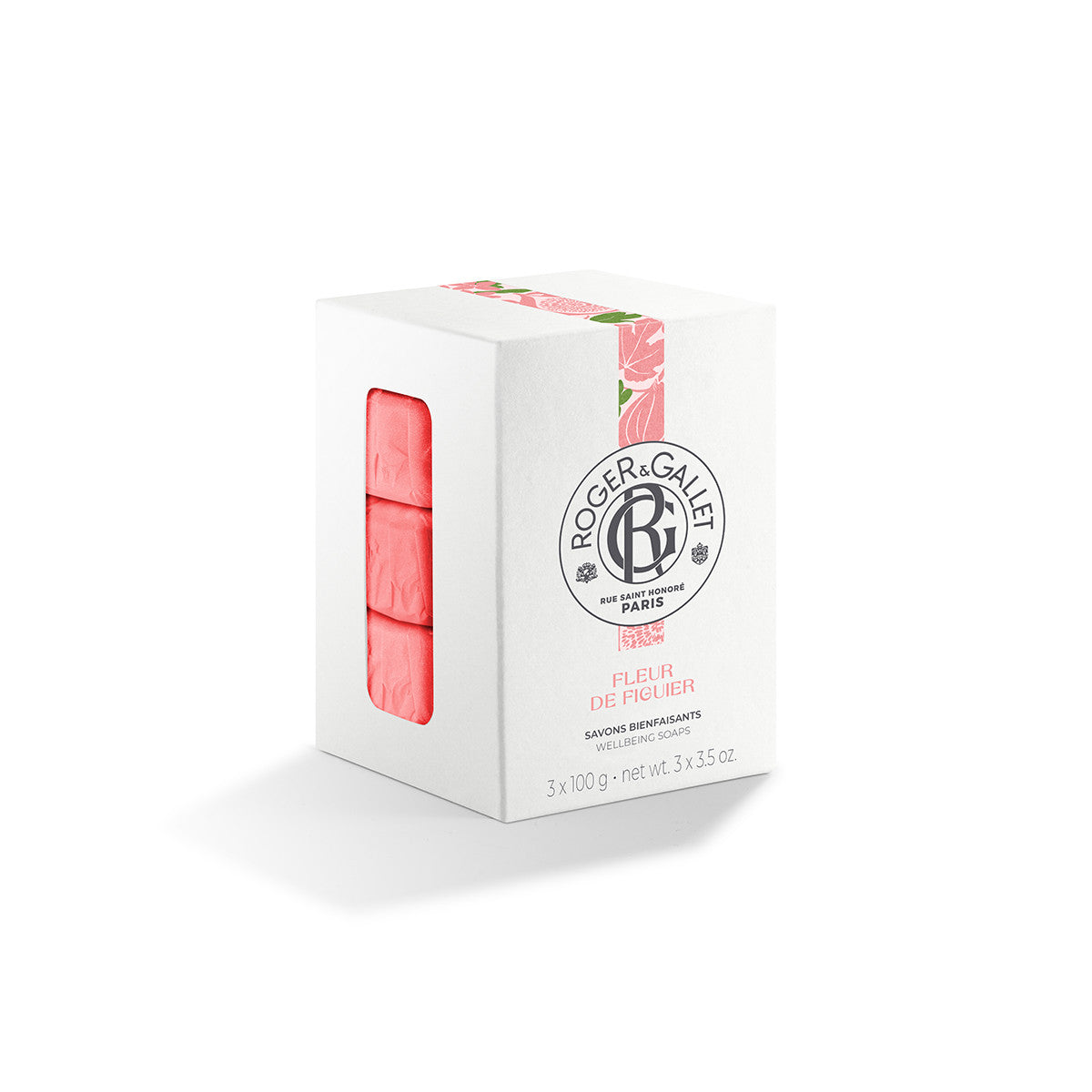 Roger & Gallet Fleur de Figuier Bar Soap, Set/3