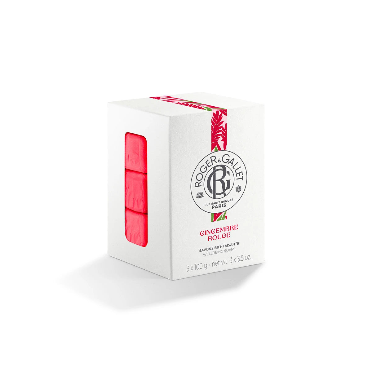 Roger & Gallet Gingembre Rouge Bar Soap Set/3